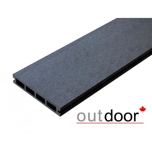 Террасная доска ДПК Outdoor 150*25*3000 мм. вельвет/шлифованная черная
